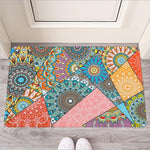 Patchwork Mandala Bohemian Pattern Print Rubber Doormat