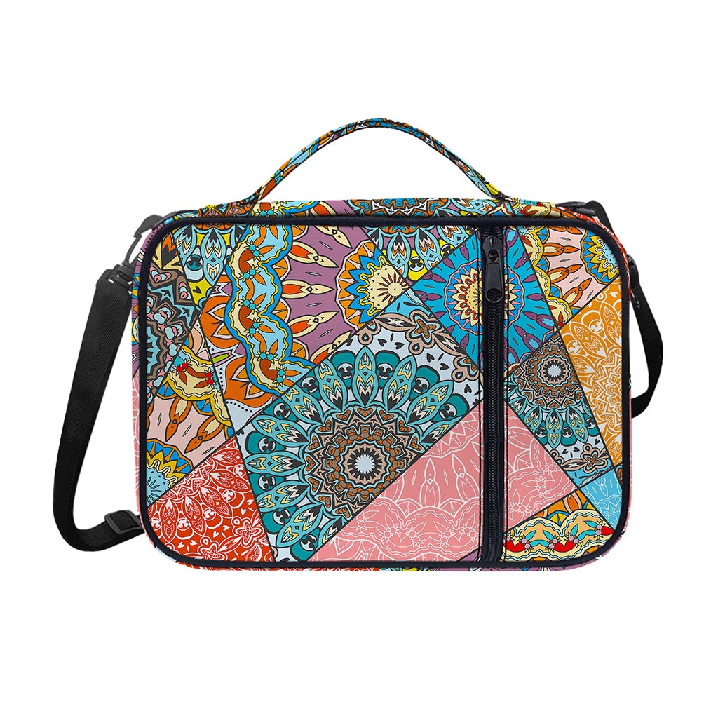 Patchwork Mandala Bohemian Pattern Print Shoulder Strap Bible Bag