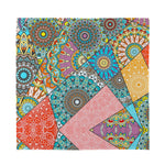 Patchwork Mandala Bohemian Pattern Print Silk Bandana