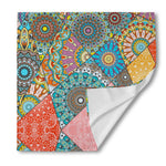 Patchwork Mandala Bohemian Pattern Print Silk Bandana