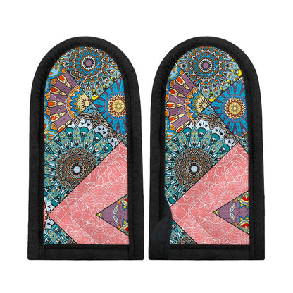 Patchwork Mandala Bohemian Pattern Print Skillet Handle Cover