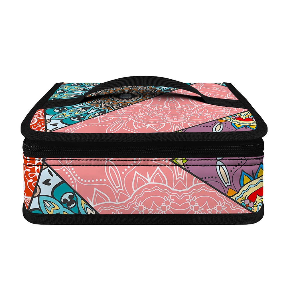 Patchwork Mandala Bohemian Pattern Print Small Lunch Bag