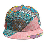 Patchwork Mandala Bohemian Pattern Print Snapback Cap