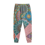 Patchwork Mandala Bohemian Pattern Print Sweatpants