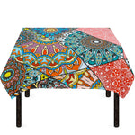 Patchwork Mandala Bohemian Pattern Print Tablecloth