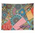 Patchwork Mandala Bohemian Pattern Print Tapestry