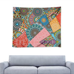 Patchwork Mandala Bohemian Pattern Print Tapestry