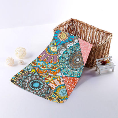 Patchwork Mandala Bohemian Pattern Print Towel