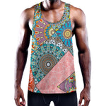 Patchwork Mandala Bohemian Pattern Print Training Tank Top