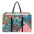 Patchwork Mandala Bohemian Pattern Print Utility Tote Bag