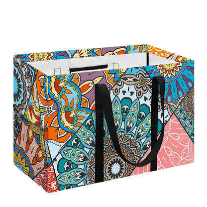 Patchwork Mandala Bohemian Pattern Print Utility Tote Bag
