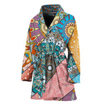 Patchwork Mandala Bohemian Pattern Print Women's Bathrobe