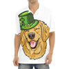 Patrick's Day Golden Retriever Print Aloha Shirt