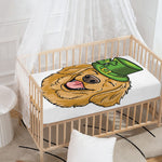 Patrick's Day Golden Retriever Print Baby Crib Sheet