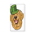 Patrick's Day Golden Retriever Print Baby Crib Sheet