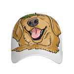 Patrick's Day Golden Retriever Print Baseball Cap