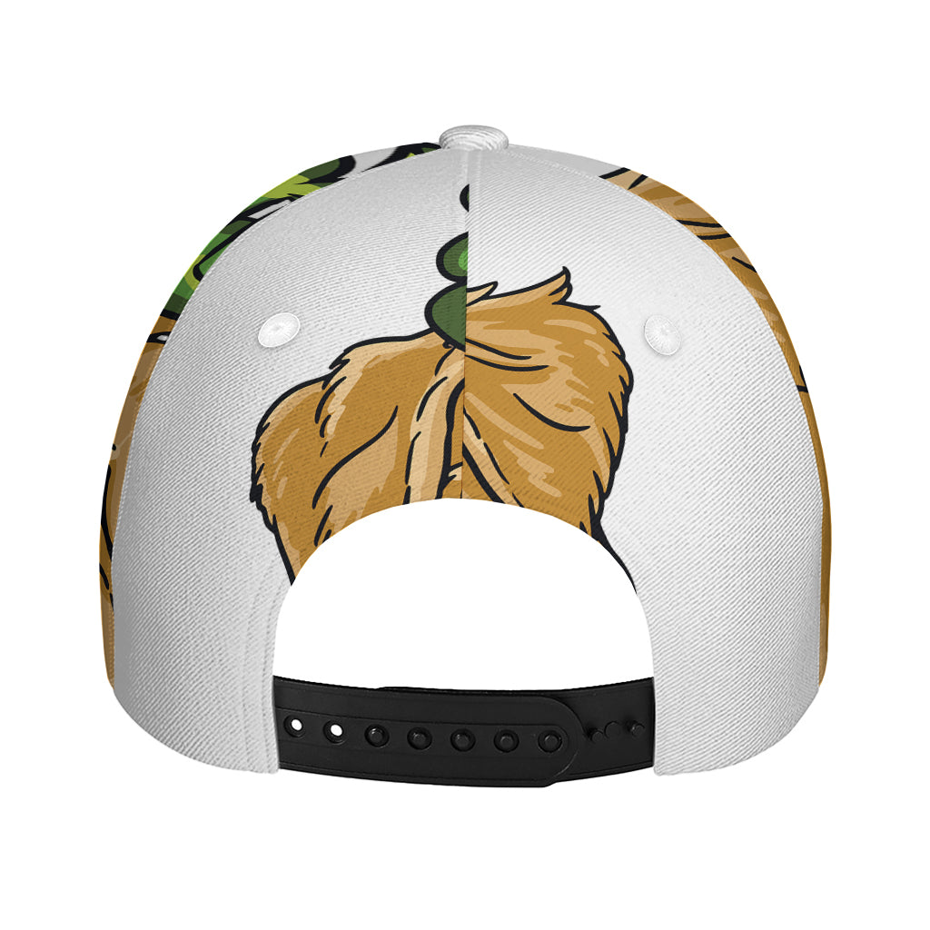 Patrick's Day Golden Retriever Print Baseball Cap