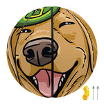 Patrick's Day Golden Retriever Print Basketball