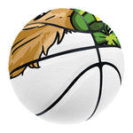 Patrick's Day Golden Retriever Print Basketball