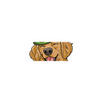 Patrick's Day Golden Retriever Print Bed Runner