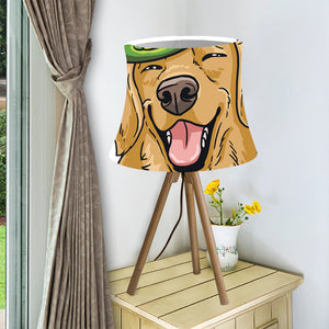 Patrick's Day Golden Retriever Print Bell Lamp Shade