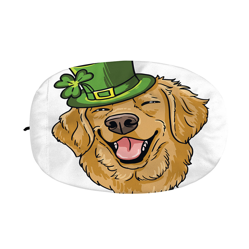 Patrick's Day Golden Retriever Print Car Side Mirror Covers