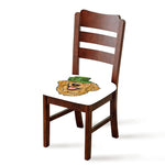 Patrick's Day Golden Retriever Print Chair Cushion Cover