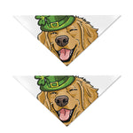 Patrick's Day Golden Retriever Print Dog Bandana