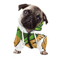 Patrick's Day Golden Retriever Print Dog Zip Up Hoodie