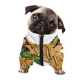 Patrick's Day Golden Retriever Print Dog Zip Up Jacket
