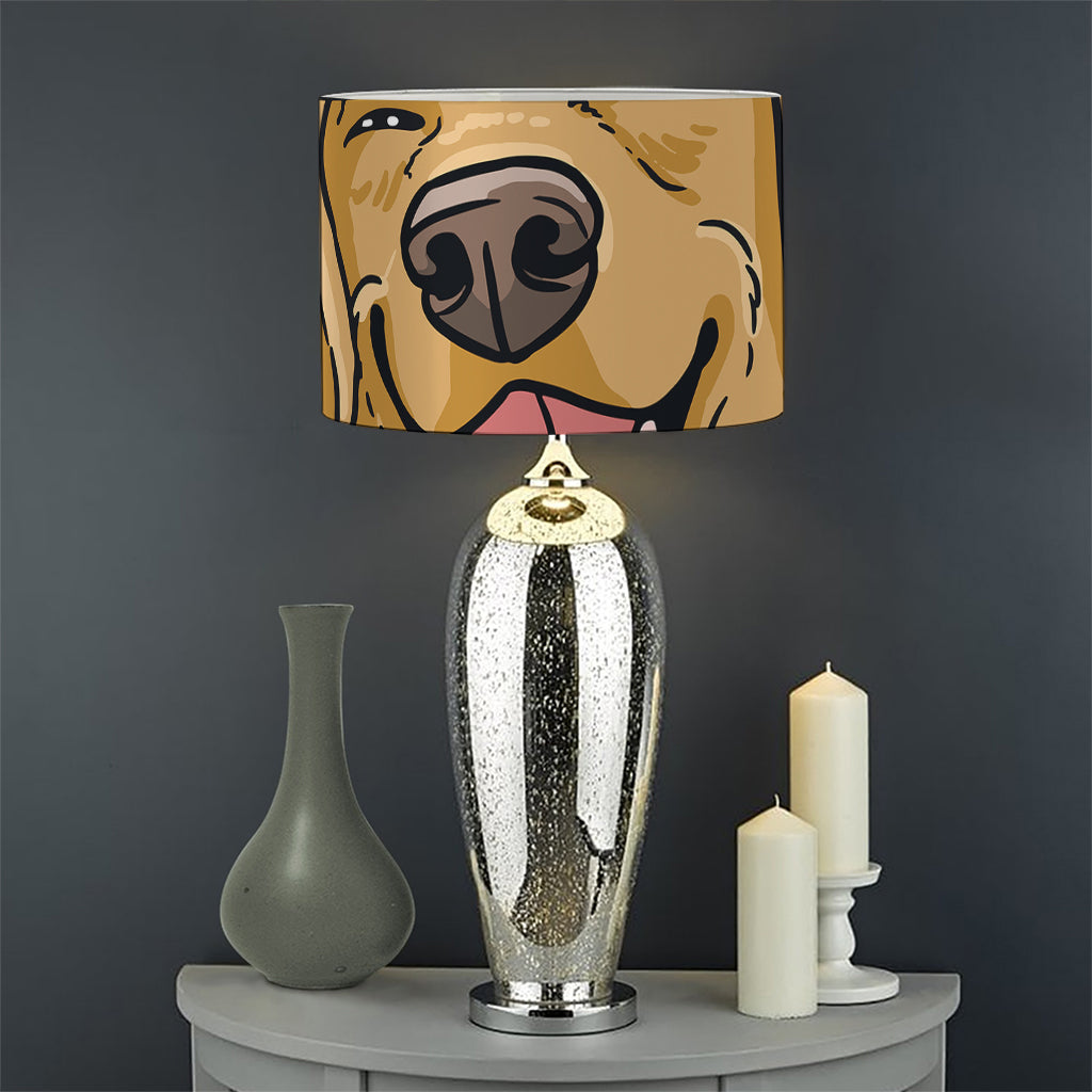 Patrick's Day Golden Retriever Print Drum Lamp Shade