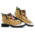 Patrick's Day Golden Retriever Print Flat Ankle Boots