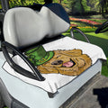 Patrick's Day Golden Retriever Print Golf Cart Seat Cover