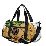 Patrick's Day Golden Retriever Print Gym Bag