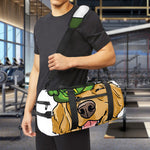 Patrick's Day Golden Retriever Print Gym Bag