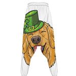 Patrick's Day Golden Retriever Print Hammer Pants