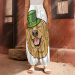 Patrick's Day Golden Retriever Print Harem Pants