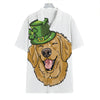 Patrick's Day Golden Retriever Print Hawaiian Shirt