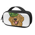 Patrick's Day Golden Retriever Print Portable Cooler Travel Case