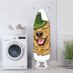 Patrick's Day Golden Retriever Print Ironing Board Cover