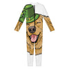 Patrick's Day Golden Retriever Print Jumpsuit