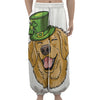 Patrick's Day Golden Retriever Print Lantern Pants