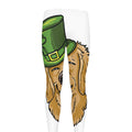 Patrick's Day Golden Retriever Print Men's Leggings