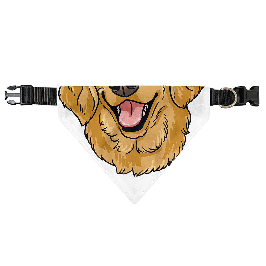 Patrick's Day Golden Retriever Print Over The Collar Dog Bandana