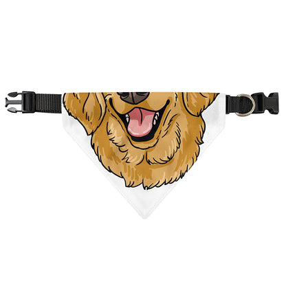 Patrick's Day Golden Retriever Print Over The Collar Dog Bandana