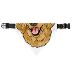 Patrick's Day Golden Retriever Print Over The Collar Dog Bandana