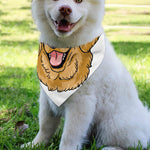 Patrick's Day Golden Retriever Print Over The Collar Dog Bandana