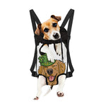 Patrick's Day Golden Retriever Print Pet Carrier Backpack