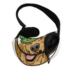 Patrick's Day Golden Retriever Print Pet Sling Carrier