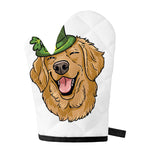 Patrick's Day Golden Retriever Print Single Oven Mitt